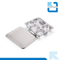 304 Aço Inoxidável 5 Compartimento Food Containers Lunchbox com tampa